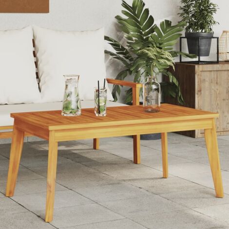Esstisch für den Garten 100x55x45 cm aus massivem Akazienholz