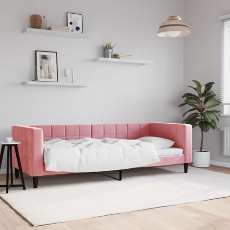 Tagesbett Rosa 80x200 cm Samt vidaXL