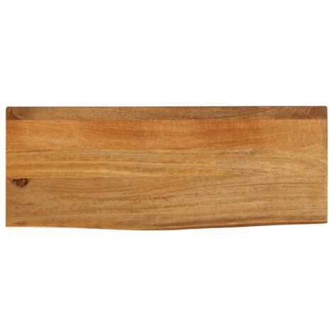 vidaXL Tischplatte mit Baumkante 70x30x3,8 cm Massivholz Mango