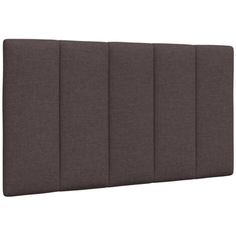 Kopfteil-Kissen "Hanko" Dunkelbraun 90 cm Stoff vidaXL