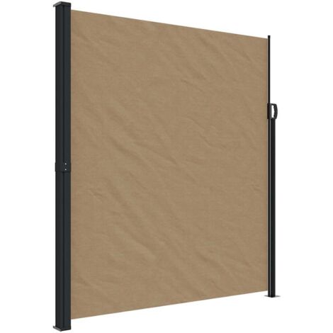 Seitenmarkise Ausziehbar Taupe 220x600 cm vidaXL