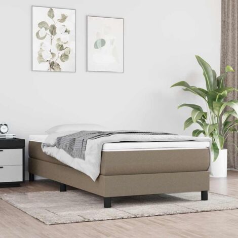 Taschenfederkernmatratze für Kinder Taupe 80x160 cm Stoff vidaXL (1/5)