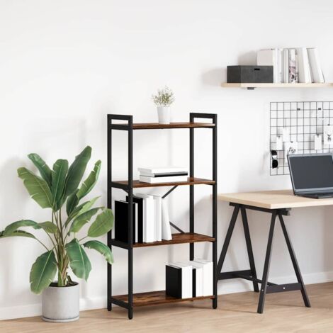 Bücherregal Räuchereiche 60 x 30 x 118 cm Holzwerkstoff vidaXL