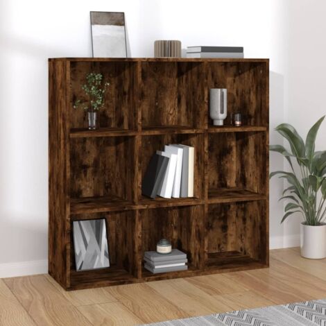 vidaXL Bücherregal Eiche Raucharoma 98x29x97,5 cm