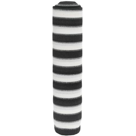 Zaunblende Anthrazit und Weiß 2x10 m HDPE 195 g/m² vidaXL