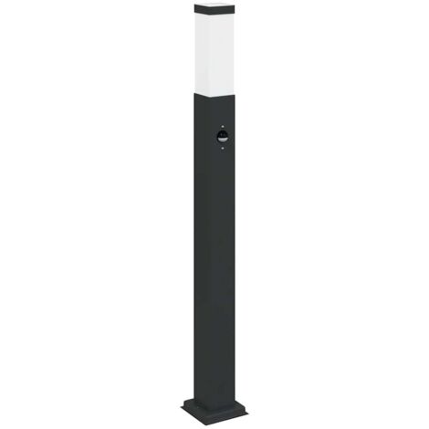 Pollerleuchte mit Sensor 80 cm Schwarz IP44 vidaXL (1/5)
