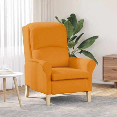 Sessel Dunkelgelb 76 x 94 x 102 cm Stoff vidaXL