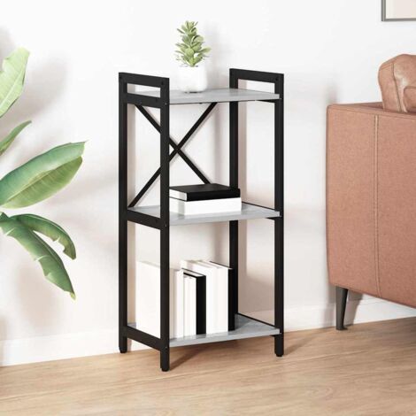 Bücherregal Grau Sonoma 40 x 30 x 83 cm Holzwerkstoff vidaXL