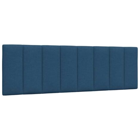 Kopfteil-Kissen "Hanko" Blau 160 cm Stoff vidaXL
