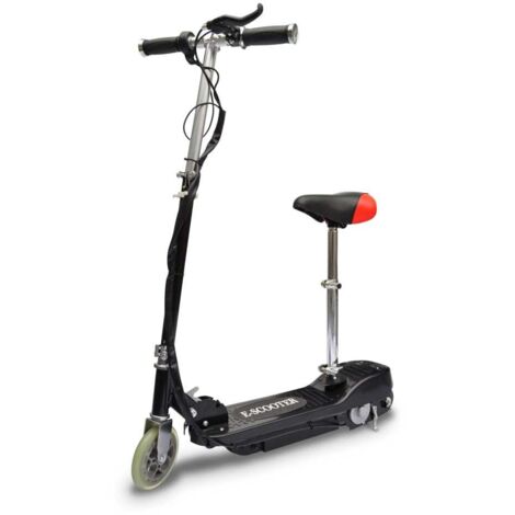 E-Scooter mit Sitz 120 W Schwarz vidaXL