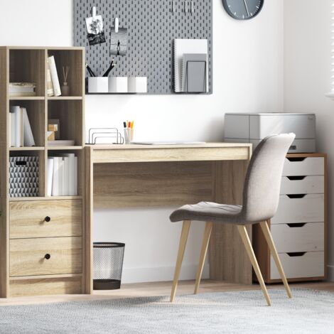 Schreibtisch Sonoma Eiche MDF 100 x 40 x 76 cm Einfach vidaXL289916