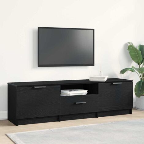 TV-Schränk Schwarz 140 x 35 x 40 cm Holzwerkstoff vidaXL