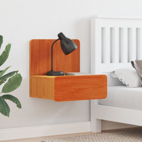 Nachttisch Wachsbraun 44 x 32,5 x 40 cm Massivholz Kiefer vidaXL