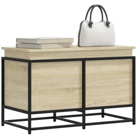vidaXL Aufbewahrungsbox mit Deckel Sonoma 80x40x51,5 cm Holzwerkstoff
