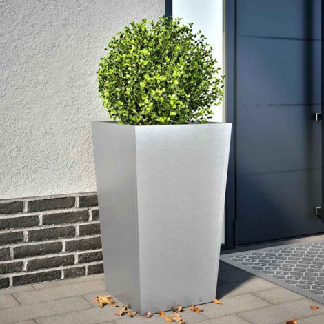 Pflanzkübel 45x45x75 cm Verzinkter Stahl vidaXL810076