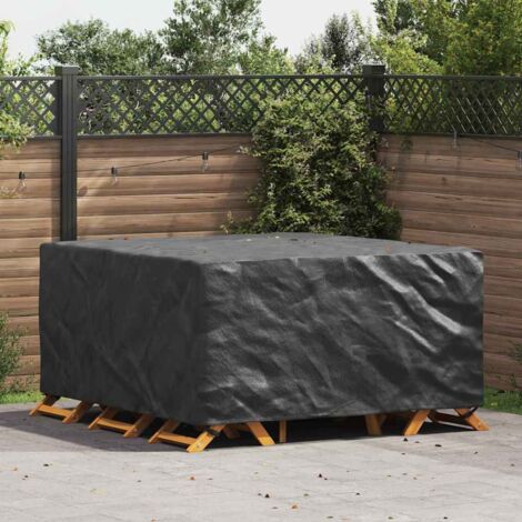 Gartenmöbelabdeckung Schwarz 180 x 190 x 85 cm 210D vidaXL