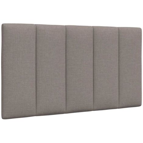 Kopfteil-Kissen "Hanko" Taupe 80 cm Stoff vidaXL