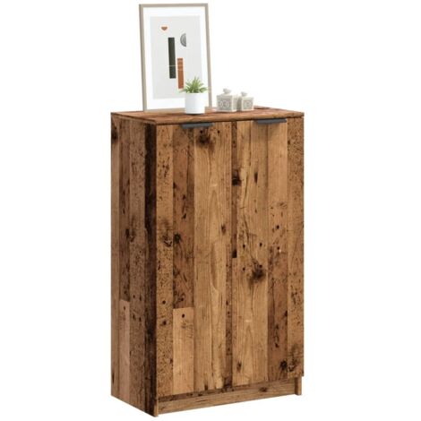 Schuhschrank Altholz-Optik 59x35x100,5 cm Holzwerkstoff vidaXL