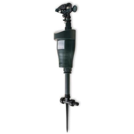 vidaXL Jet-Spray Animal Repellent with PIR Sensor Dark Green