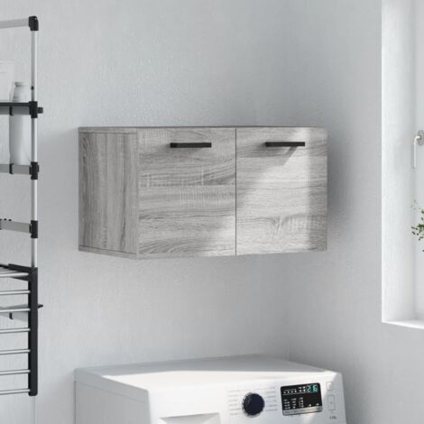 Wandschrank Grau Sonoma 60x36,5x35 cm Holzwerkstoff vidaXL