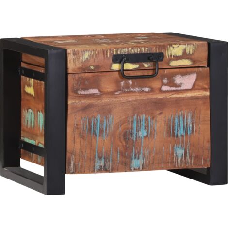 vidaXL Aufbewahrungstruhen 40x30x30cm Solid Reclaimed Wood und Metall