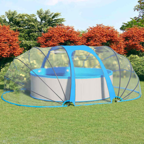 Pool-Kuppel Oval 530x410x210 cm vidaXL