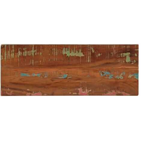 Tischplatte 90x40x3,8 cm Rechteckig Altholz Massiv vidaXL