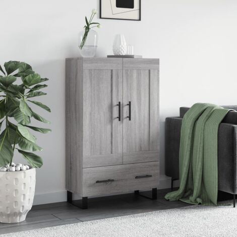 Highboard Grau Sonoma 69,5x31x115 cm Holzwerkstoff vidaXL
