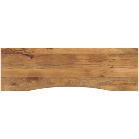 vidaXL Schreibtischplatte mit Aussparung 160x50x2,5cm Massivholz Mango