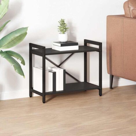 Bücherregal Schwarz Eichen-Optik 60 x 30 x 48,5 cm vidaXL