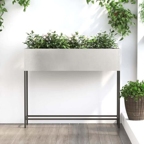 Hochbeet 100x26x82 cm Edelstahl vidaXL620428