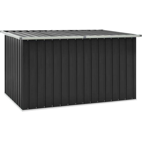 vidaXL Gartenaufbewahrungsbox Anthrazit 171x99x93 cm