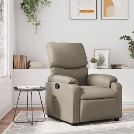 Relaxsessel Cappuccino-Braun Kunstleder vidaXL269678