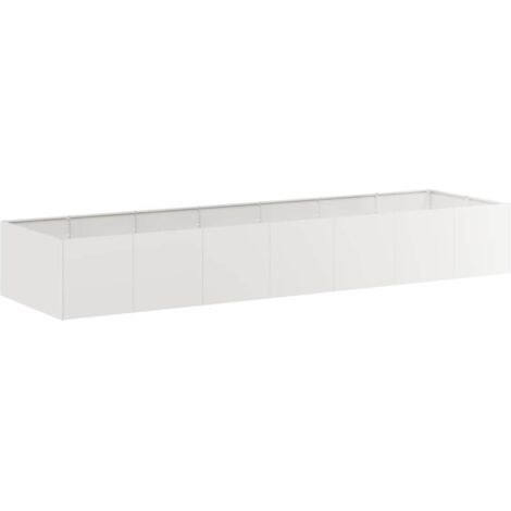Pflanzkübel 280x80x40 cm Edelstahl vidaXL