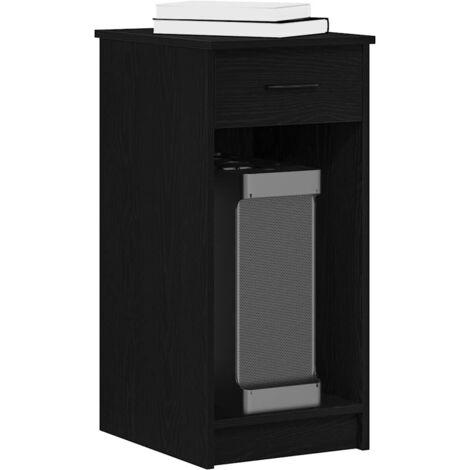 Computerschrank mit Schublade Schwarz 35x45x77 cm vidaXL162509