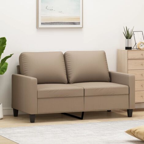 Cappuccino 2-Sitzer 120 cm Kunstleder