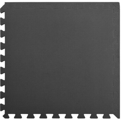 Bodenmatten 12 Stk. 4,32 m² EVA-Schaumstoff Schwarz vidaXL29642