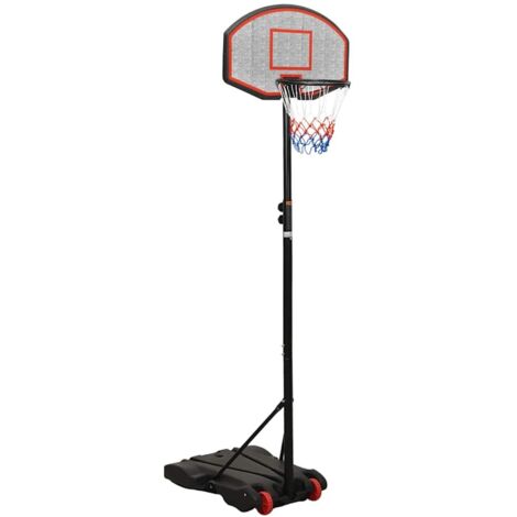 vidaXL Basketballständer Schwarz 216-250 cm Polyethylen (1/5)