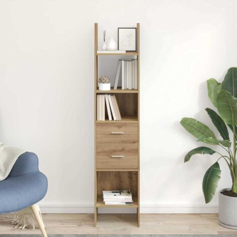 Bücherregal Artisan-Eiche 40 x 35 x 180 cm Holzwerkstoff vidaXL