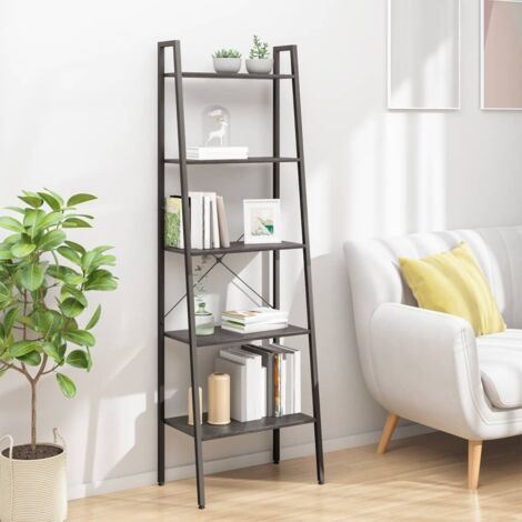 Standregal mit 5 Böden Schwarz 56x35x174 cm vidaXL (1/5)