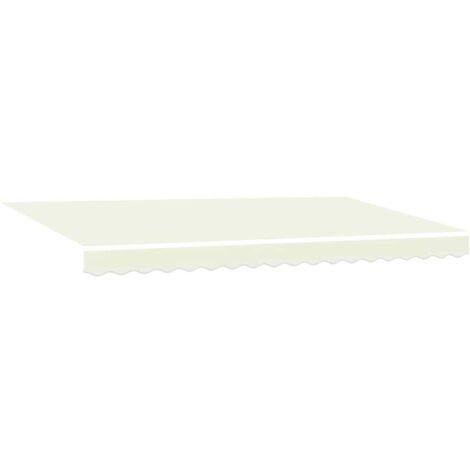 vidaXL Retractable Awning Cream 400 x 200 cm Polyester and Aluminium (1/5)
