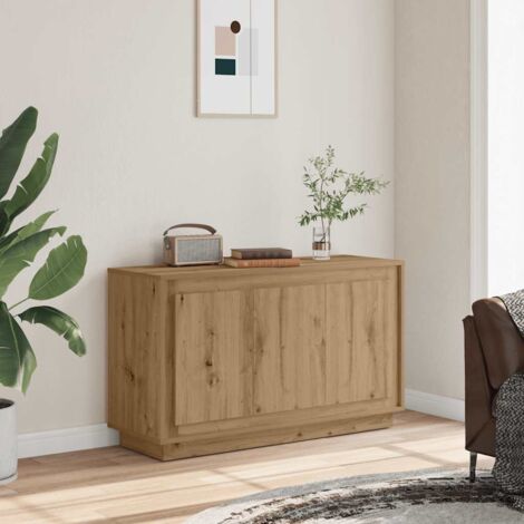 vidaXL Sideboard Artisan-Eiche 102x35x55 cm Holzwerkstoff
