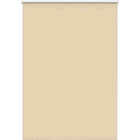 vidaXL Verdunkelungsrollo Beige 95x150cm Stoffbreite 90,7 cm Polyester