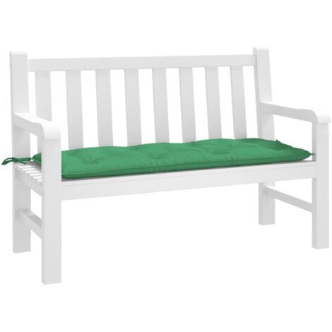 Gartenbank-Auflage Grün 120x50x7 cm Oxford-Gewebe vidaXL
