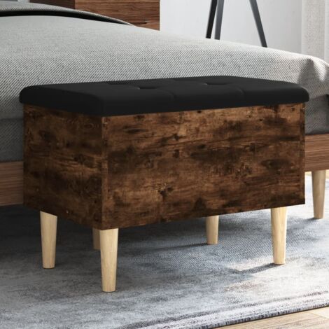 vidaXL Aufbewahrungsgestell Raucheiche 62x42x46 cm Holz