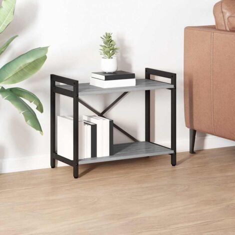 Bücherregal Grau Sonoma 60 x 30 x 48,5 cm Holzwerkstoff vidaXL (1/5)