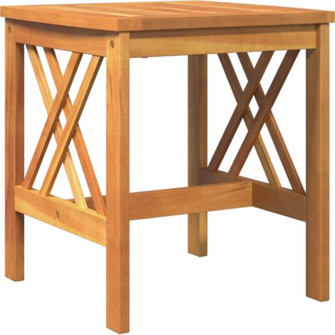 Garten-Beistelltisch Braun 45x45x50 cm Massivholz Akazie vidaXL