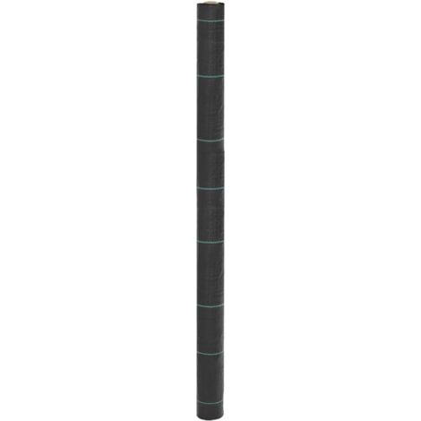 Unkrautvlies Schwarz 1,5x10 m PP vidaXL169378