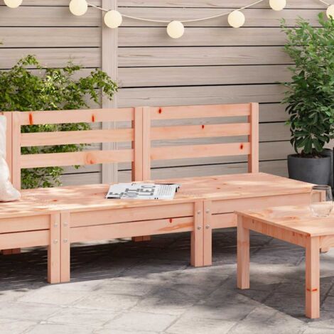 Gartensofas ohne Armlehnen 2 Stk. Massivholz Douglasie vidaXL