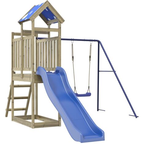 Spielturm Imprägniertes Kiefernholz vidaXL